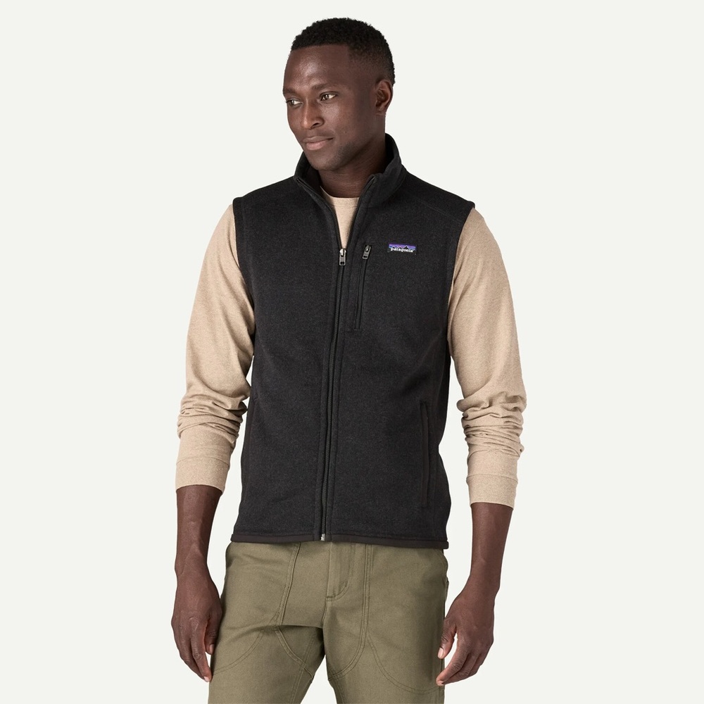 Patagonia Mens Better Sweater Vest Black Small
